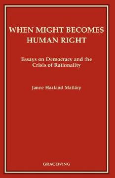 portada when might becomes human right (en Inglés)
