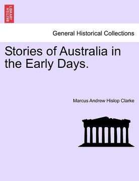 portada stories of australia in the early days. (en Inglés)