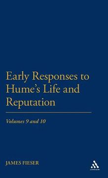 portada early responses to hume's life and reputation (en Inglés)