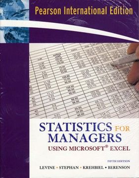 portada statistics for managers using excel
