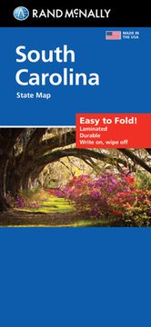 portada Rand McNally Easy to Fold: South Carolina State Laminated Map (en Inglés)