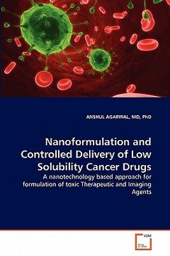 portada nanoformulation and controlled delivery of low solubility cancer drugs (en Inglés)