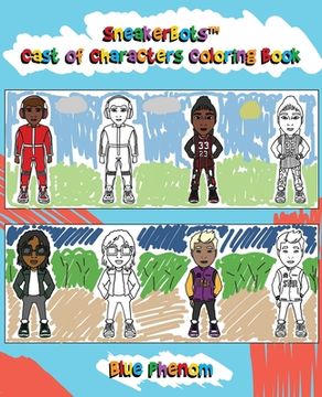 portada Sneakerbots(TM) Cast of Characters Coloring Book (in English)