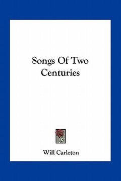 portada songs of two centuries (en Inglés)