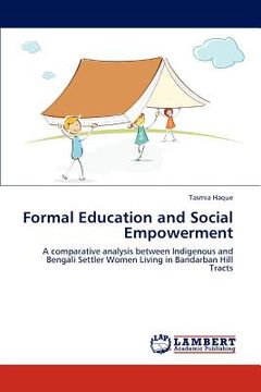 portada formal education and social empowerment (in English)