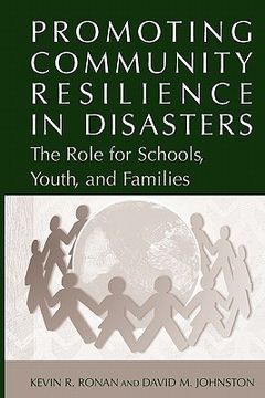 portada promoting community resilience in disasters (en Inglés)