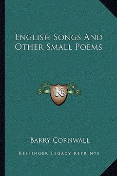 portada english songs and other small poems (en Inglés)