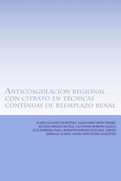 portada Anticoagulacion regional con citrato en técnicas contínuas de reemplazo renal