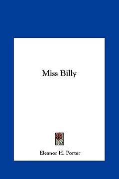 portada miss billy (en Inglés)