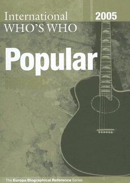 portada International Who's Who in Popular Music 2005 (en Inglés)