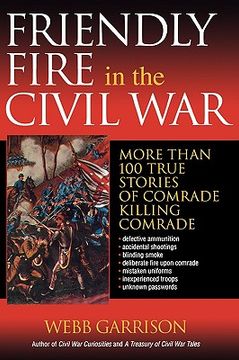 portada friendly fire in the civil war: more than 100 true stories of comrade killing comrade (en Inglés)