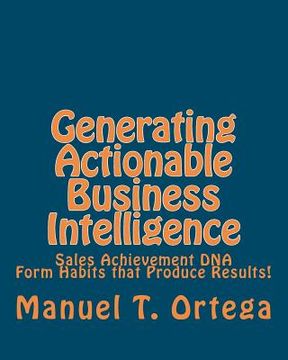 portada generating actionable business intelligence (in English)