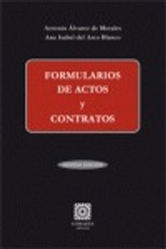 portada Formularios de actos y contratos