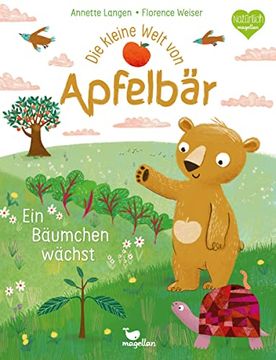 portada Die Kleine Welt von Apfelbär - ein Bäumchen Wächst: Ein Pappbilderbuch für Kinder ab 2 Jahren
