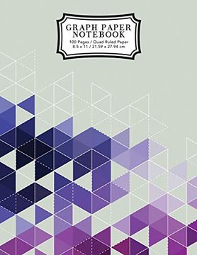 portada Graph Paper Notebook: Purple Grid Boxes | Grid Paper Composition Notebook, Graphing Paper, Quad Ruled: 2 (Math and Science Notebooks) (in English)