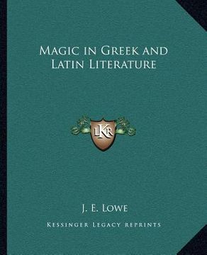 portada magic in greek and latin literature (en Inglés)