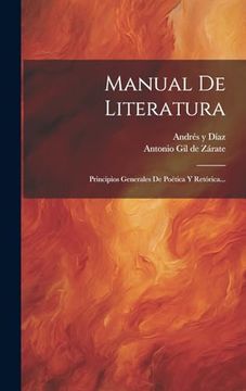 portada Manual de Literatura: Principios Generales de Poética y Retórica.