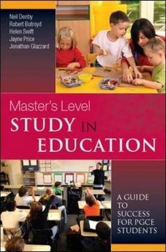 portada Masters Level Study in Education (in English)