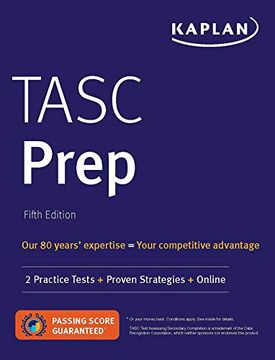 portada Tasc Prep: 2 Practice Tests + Proven Strategies + Online (en Inglés)