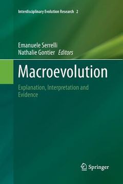 portada Macroevolution: Explanation, Interpretation and Evidence (in English)