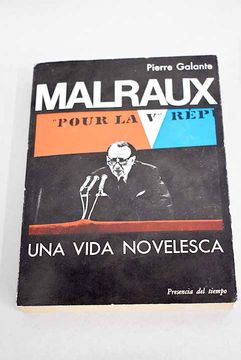 portada Malraux una Vida Novelesca