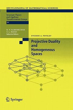 portada projective duality and homogeneous spaces (en Inglés)
