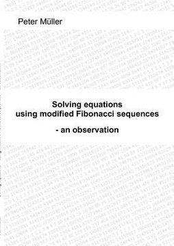 portada solving equations - using modified fibonacci sequences (en Inglés)