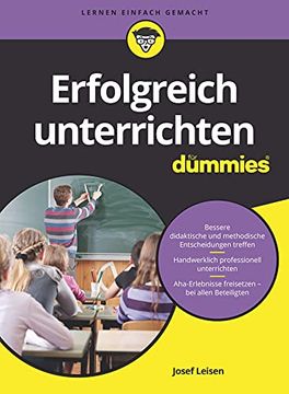 portada Erfolgreich Unterrichten fur Dummies (German Edition) (en Alemán)
