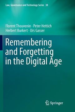 portada Remembering and Forgetting in the Digital Age (en Inglés)