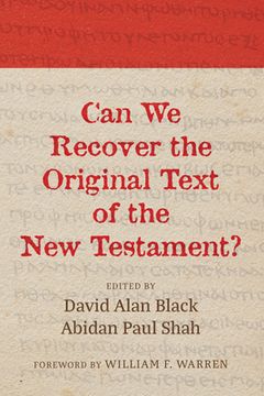 portada Can We Recover the Original Text of the New Testament? (in English)