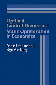 portada Optimal Control Theory and Static Optimization in Economics 