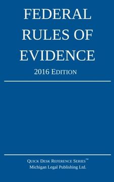 portada Federal Rules of Evidence; 2016 Edition