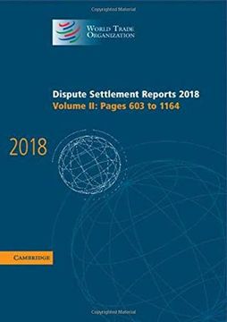 portada Dispute Settlement Reports 2018: Volume 2, Pages 603 to 1164 (in English)