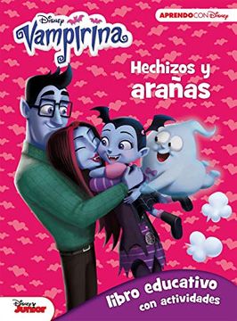 portada Vampirina. Hechizos y Arañas (Libro Educativo Disney con Actividades) (in Spanish)