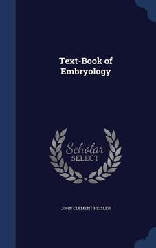 portada Text-Book of Embryology (en Inglés)