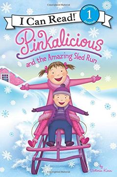portada Pinkalicious and the Amazing Sled run (Pinkalicious: I can Read, Level 1) 