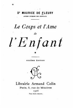 portada Le corps et l'âme de l'enfant (French Edition)