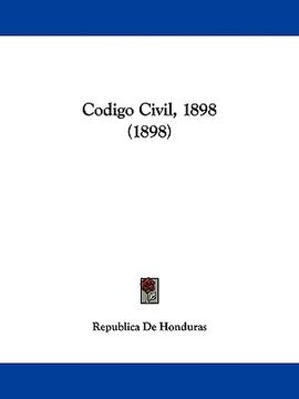 portada codigo civil, 1898 (1898) (en Inglés)