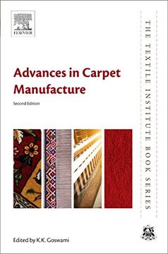 portada Advances in Carpet Manufacture (en Inglés)