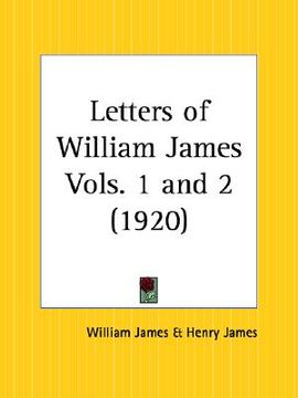 portada letters of william james (en Inglés)
