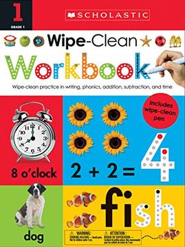 portada First Grade Wipe-Clean Workbook: Scholastic Early Learners (Wipe-Clean) (en Inglés)
