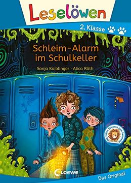 portada Leselöwen 2. Klasse - Schleim-Alarm im Schulkeller: Mit Leselernschrift Abezeh - Erstlesebuch für Kinder ab 7 Jahren (en Alemán)