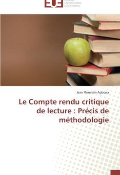 portada Le Compte Rendu Critique de Lecture: Precis de Methodologie
