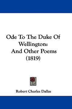 portada ode to the duke of wellington: and other poems (1819) (en Inglés)