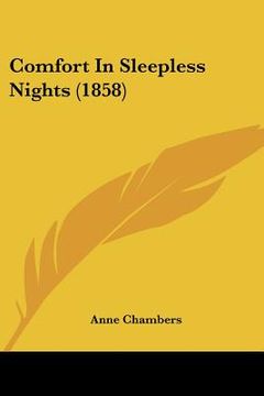 portada comfort in sleepless nights (1858) (en Inglés)