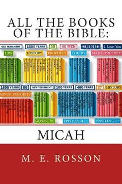 portada All the Books of the Bible: MICAH: Volume Thirty-Three (en Inglés)