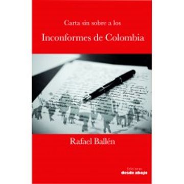 portada Carta sin sobre a los inconformes de Colombia