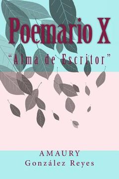 portada Poemario X: "Alma de Escritor"