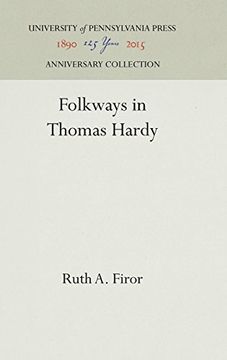 portada Folkways in Thomas Hardy 