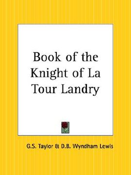 portada book of the knight of la tour landry (en Inglés)